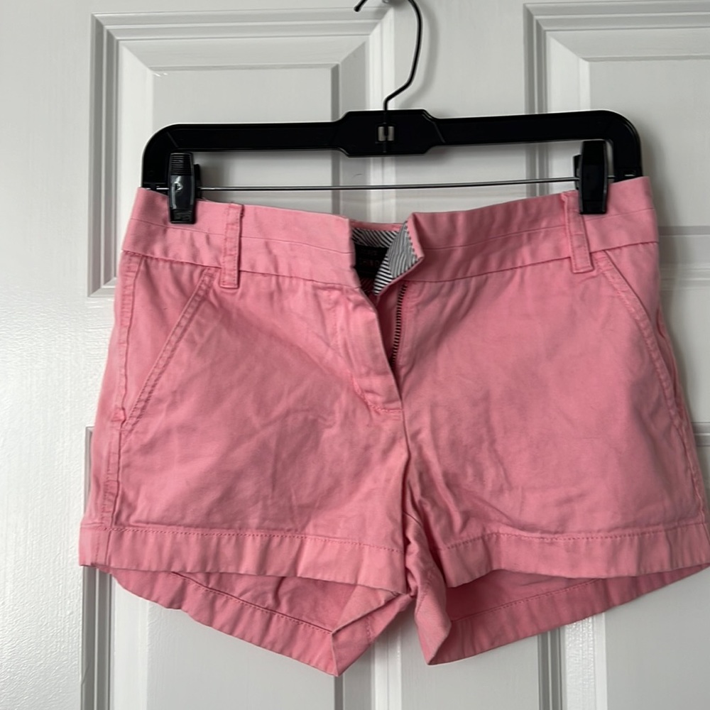 J. Crew 0 Pink Chino Short